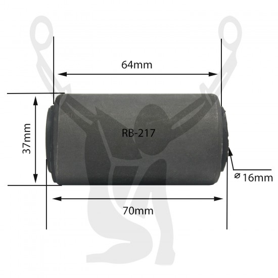 RB-217 Rubber Encased Bushing RB-217 Rubber Encased Bushing
