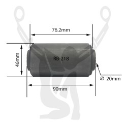 RB-218 Rubber Encased Bushing