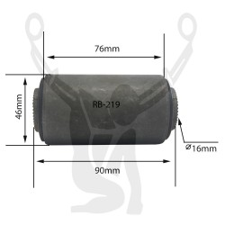 RB-219 Rubber Encased Bushing