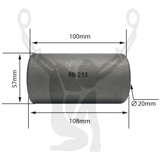 RB-233 Rubber Encased Bushing RB-233 Rubber Encased Bushing
