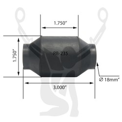RB-235 Rubber Encased Bushing