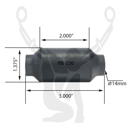 RB-236 Rubber Encased Bushing RB-236 Rubber Encased Bushing