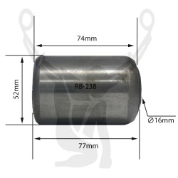 RB-238 Rubber Encased Bushing