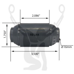 RB-244 Rubber Encased Bushing