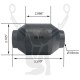 RB-245 Rubber Encased Bushing RB-245 Rubber Encased Bushing