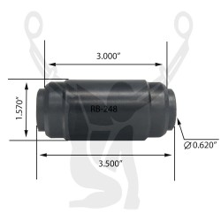 RB-248 Rubber Encased Bushing