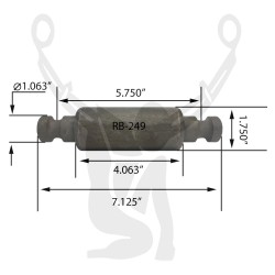 RB-249 Rubber Encased Bushing