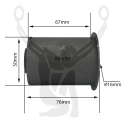 RB-250 Rubber Encased Bushing