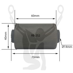 RB-252 Rubber Encased Bushing