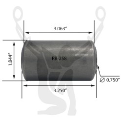 RB-258 Rubber Encased Bushing