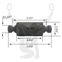 RB-263 Rubber Encased Bushing
