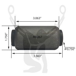 RB-267 Rubber Encased Bushing