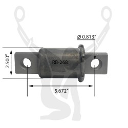 RB-268 Rubber Encased Bushing