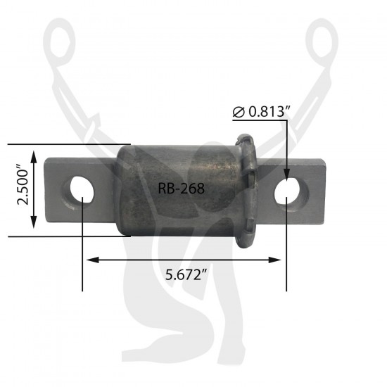 RB-268 Rubber Encased Bushing