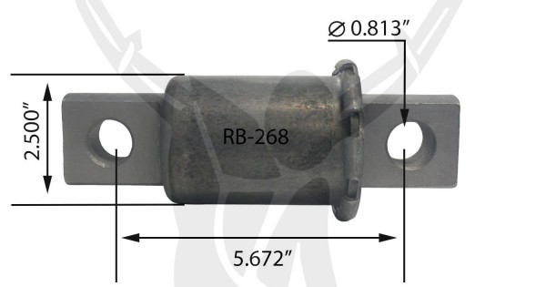 RB-268 Rubber Encased Bushing