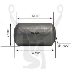 RB-269 Rubber Encased Bushing