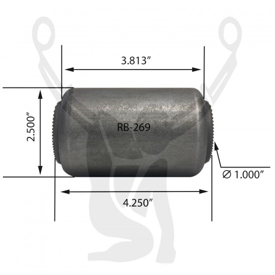 RB-269 Rubber Encased Bushing RB-269 Rubber Encased Bushing