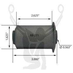 RB-271 Rubber Encased Bushing
