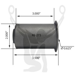 RB-273 Rubber Encased Bushing