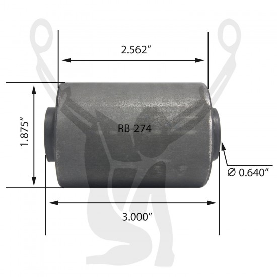 RB-274 Rubber Encased Bushing