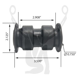 RB-275 Rubber Encased Bushing