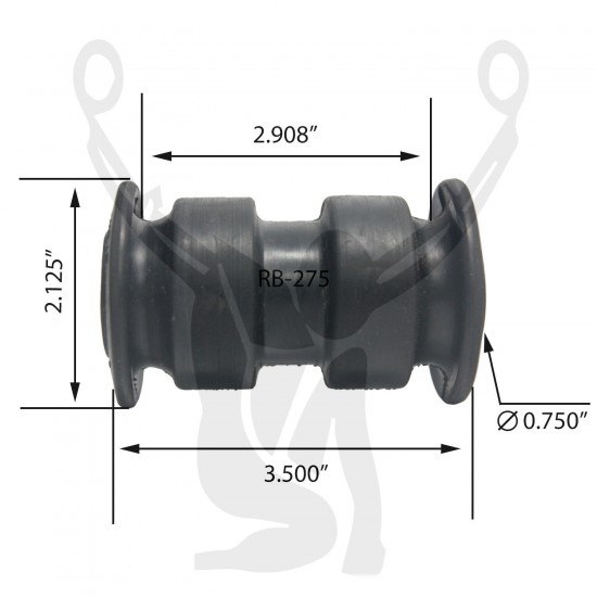 RB-275 Rubber Encased Bushing