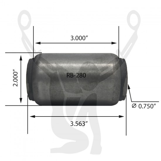 RB-280 Rubber Encased Bushing RB-280 Rubber Encased Bushing