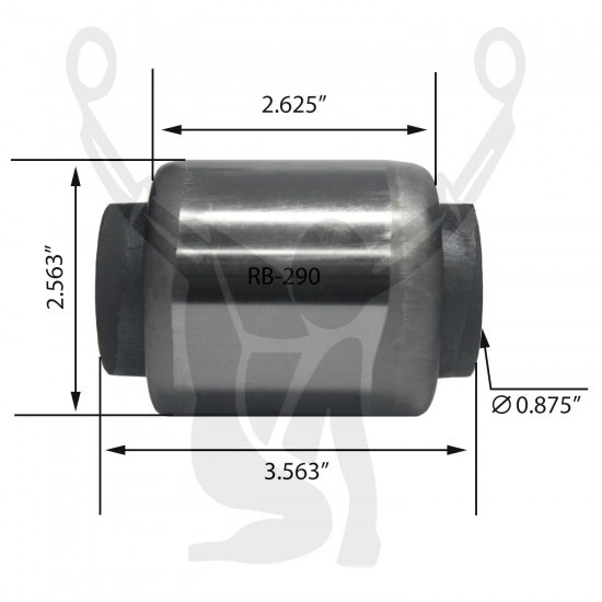 RB-290 Rubber Encased Bushing RB-290 Rubber Encased Bushing