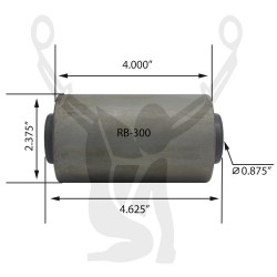 RB-300 Rubber Encased Bushing