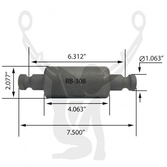 RB-308 Rubber Encased Bushing RB-308 Rubber Encased Bushing