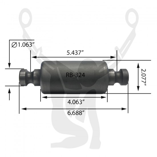 RB-324 Rubber Encased Bushing RB-324 Rubber Encased Bushing