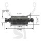 RB-324 Rubber Encased Bushing RB-324 Rubber Encased Bushing