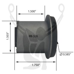 RB-326 Rubber Encased Bushing