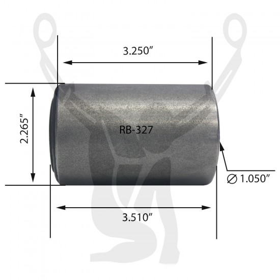 RB-327 RUBBER ENCASED BUSHING RB-327 RUBBER ENCASED BUSHING