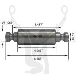 RB-328 Rubber Encased Bushing