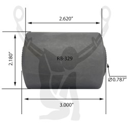 RB-329 RUBBER ENCASED BUSHING