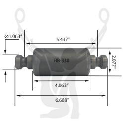 RB-330 Rubber Encased Bushing