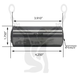 RB-338 Rubber Encased Bushing