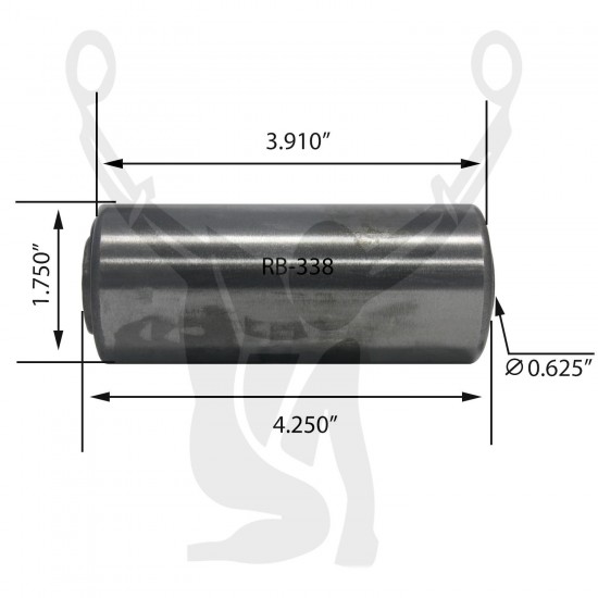 RB-338 Rubber Encased Bushing RB-338 Rubber Encased Bushing