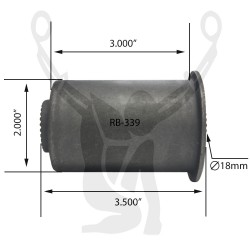 RB-339 Rubber Encased Bushing