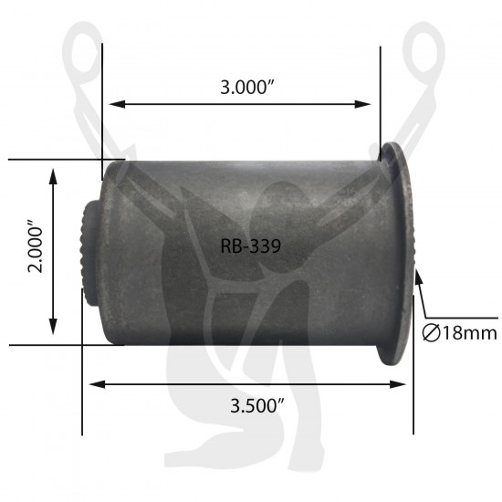 RB-339 Rubber Encased Bushing RB-339 Rubber Encased Bushing