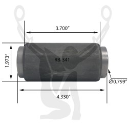 RB-341 Rubber Encased Bushing