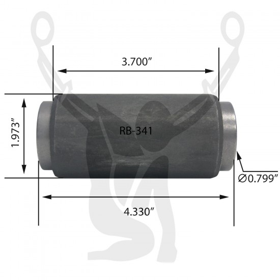 RB-341 Rubber Encased Bushing RB-341 Rubber Encased Bushing