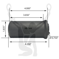 RB-344 Rubber Encased Bushing