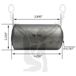 RB-345 Rubber Encased Bushing