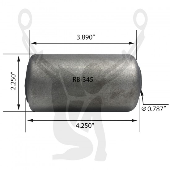 RB-345 Rubber Encased Bushing RB-345 Rubber Encased Bushing