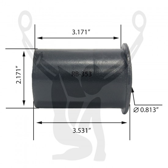 RB-353 Rubber Encased Bushing RB-353 Rubber Encased Bushing