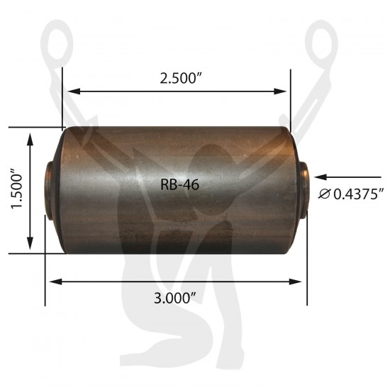 RB46 Rubber Encased Bushing