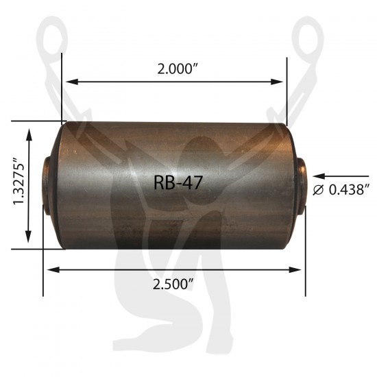 RB47 Rubber Encased Bushing