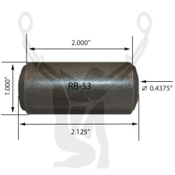 RB53 Rubber Encased Bushing